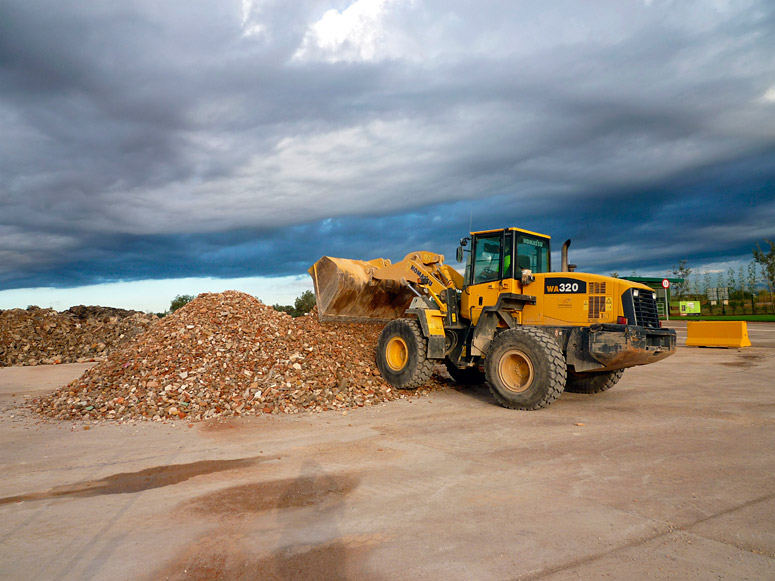 Usine de recyclage