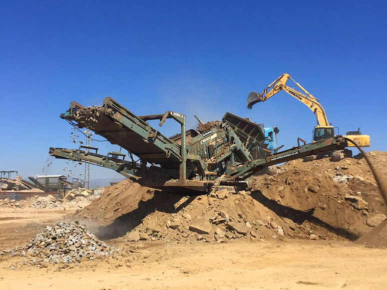 Usine de recyclage